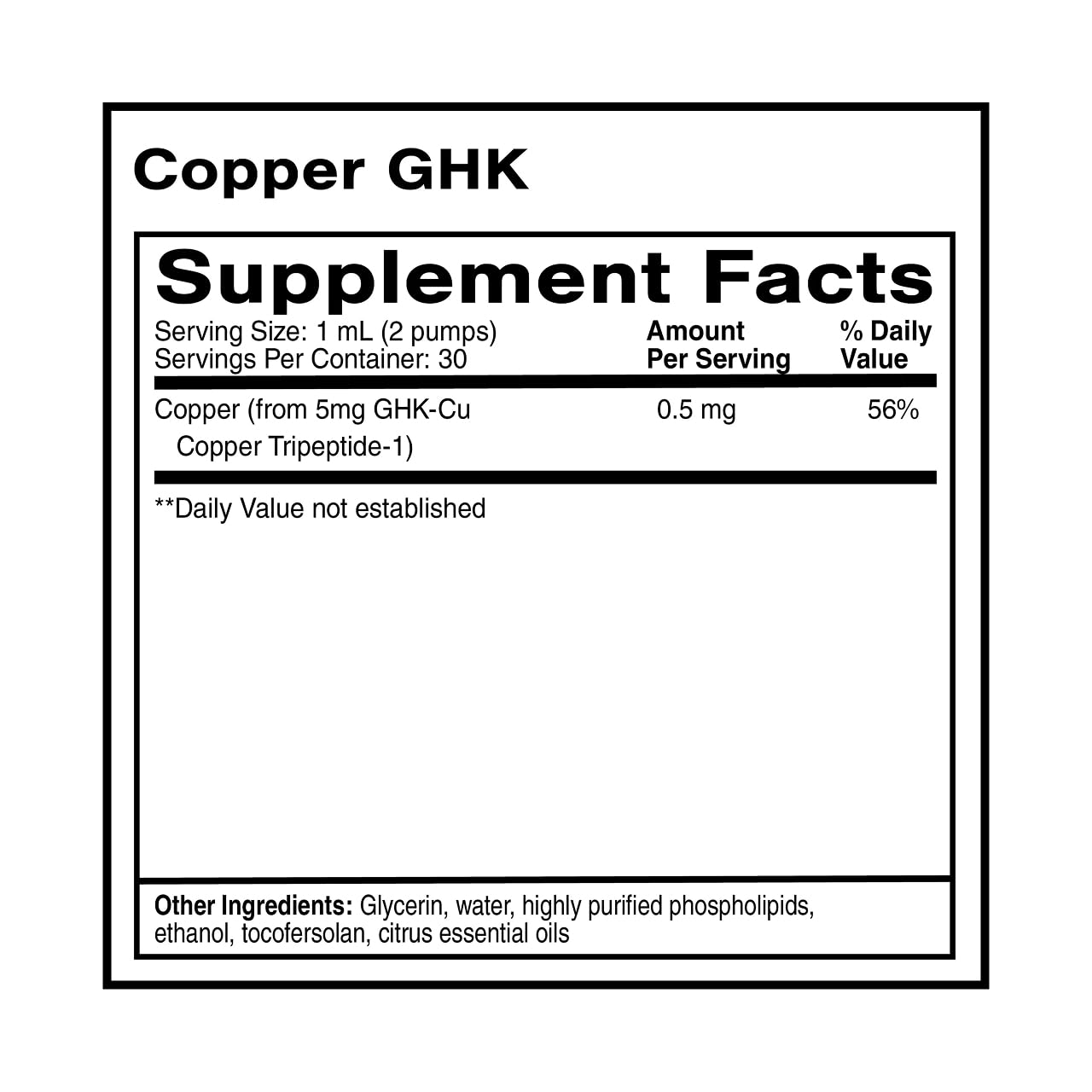 Quicksilver Scientific: pompe dosage cuivre ghk pour administration précise