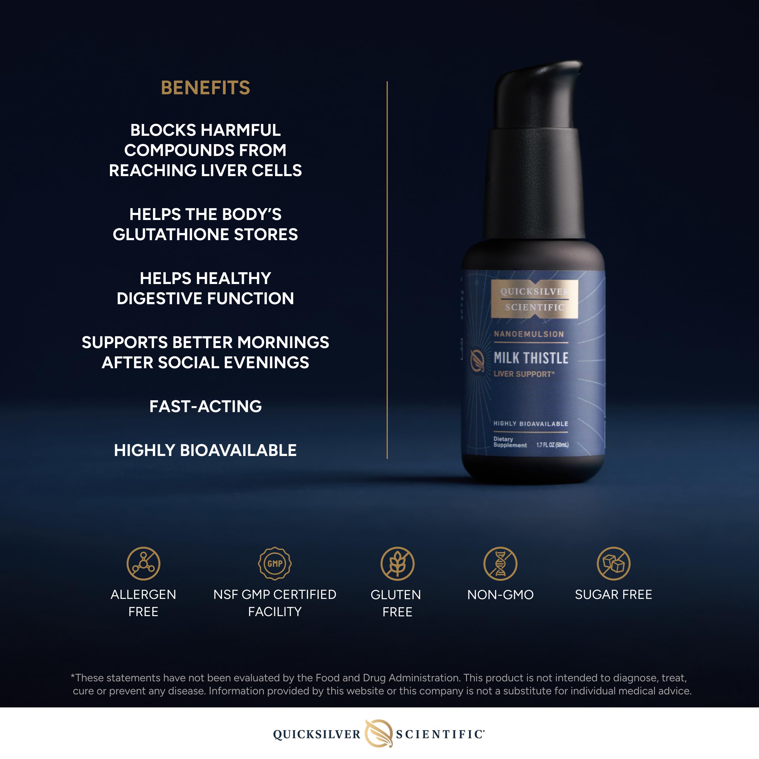 Quicksilver Scientific Silimarine, gros plan sur les phospholipides, démonstration de liposomale efficace.