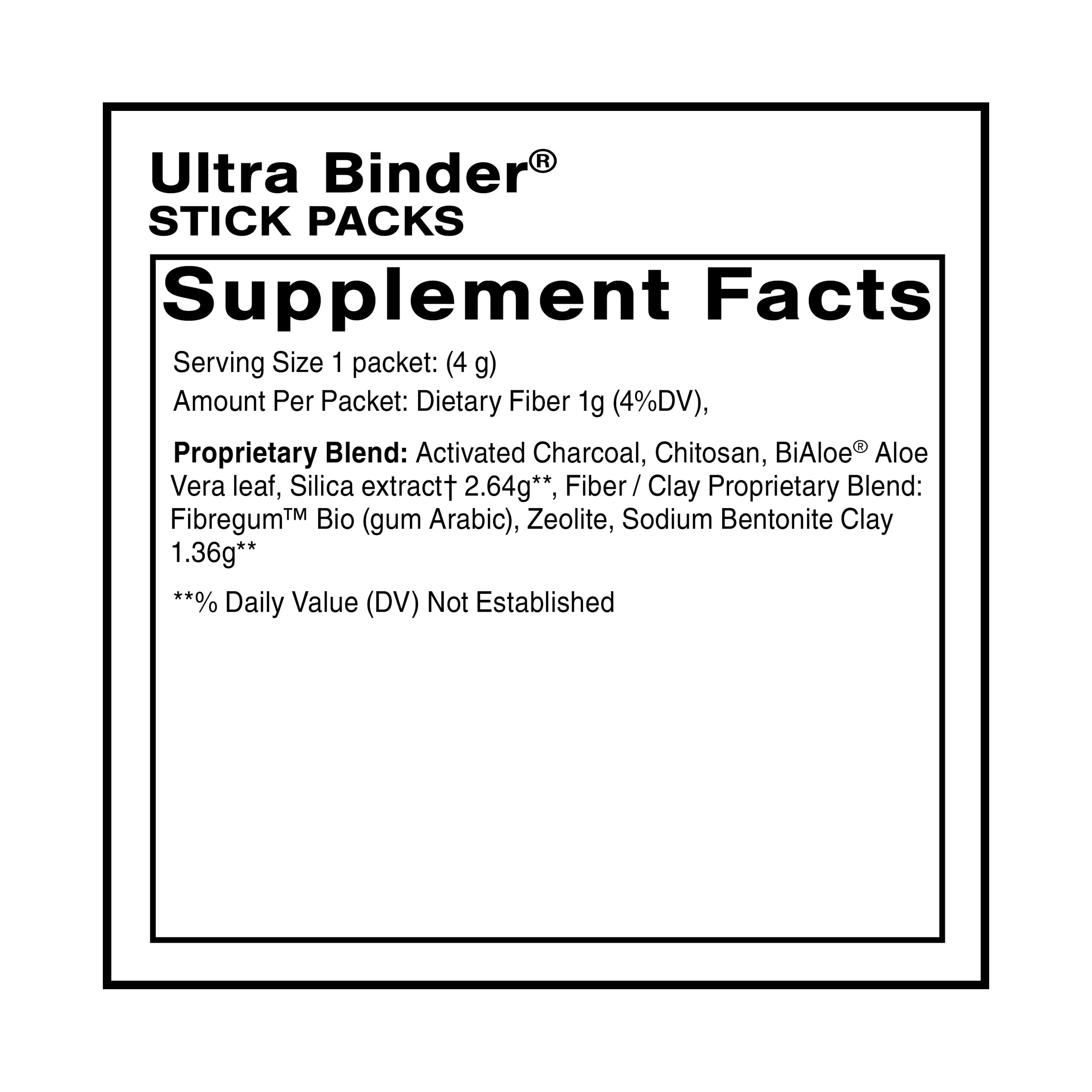 Ultra Binder Poudre Charbon Actif liant efficace pour capturer les toxines
