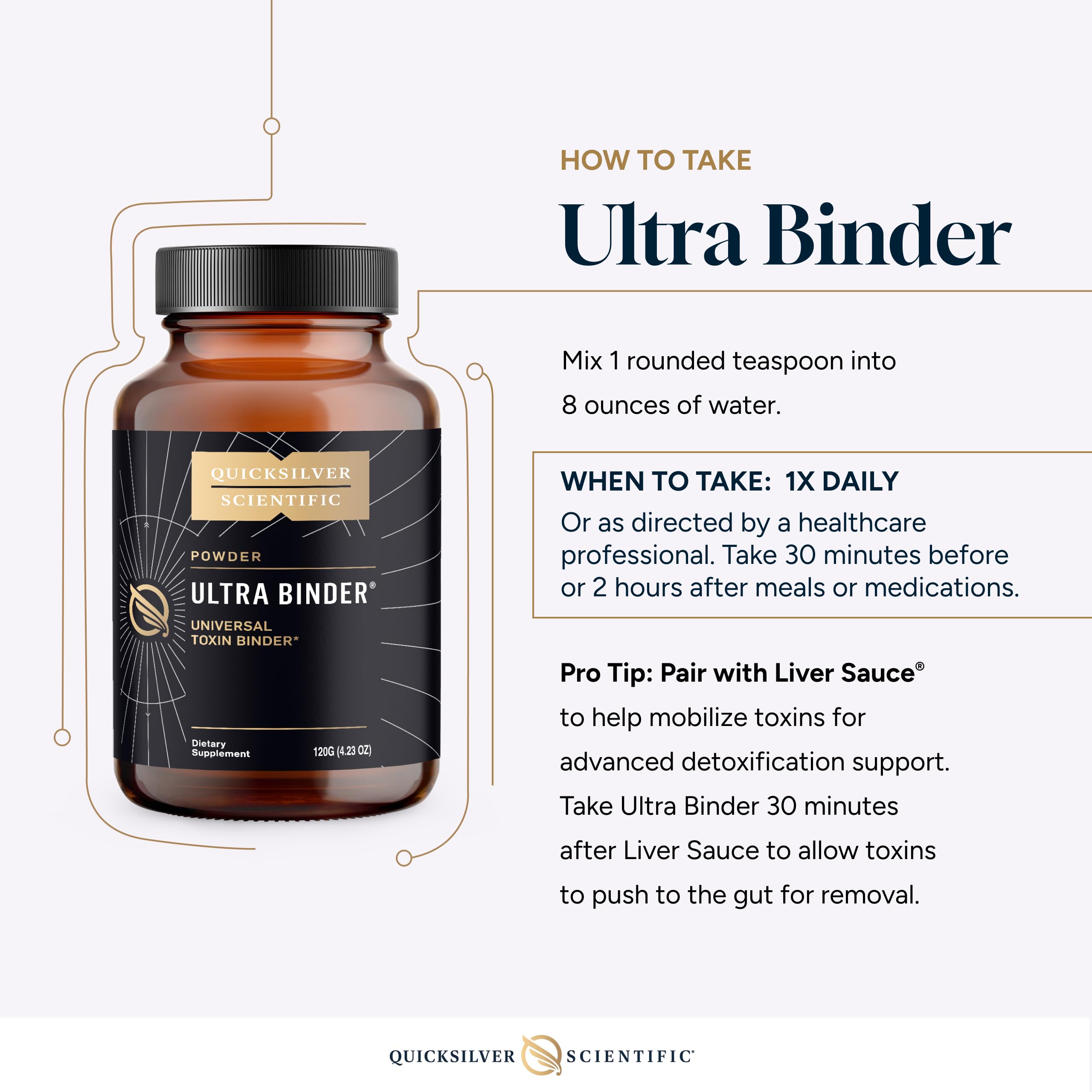 Quicksilver Ultra Binder emballage voyage: sticks pratiques à emporter
