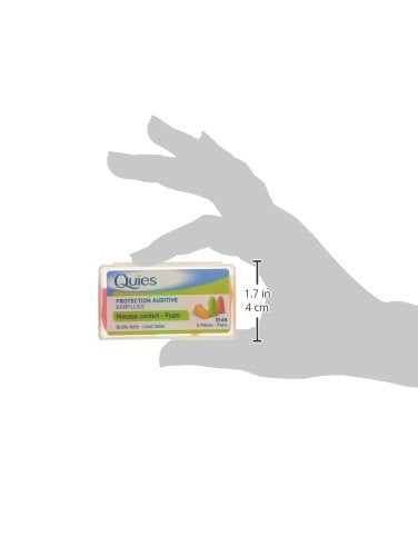 Bouchons Quies en mousse, utilisation facile pour sommeil et voyage