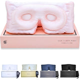 Masque Quiet Cove 3D en soie Prosecco Rose pour un confort profond.