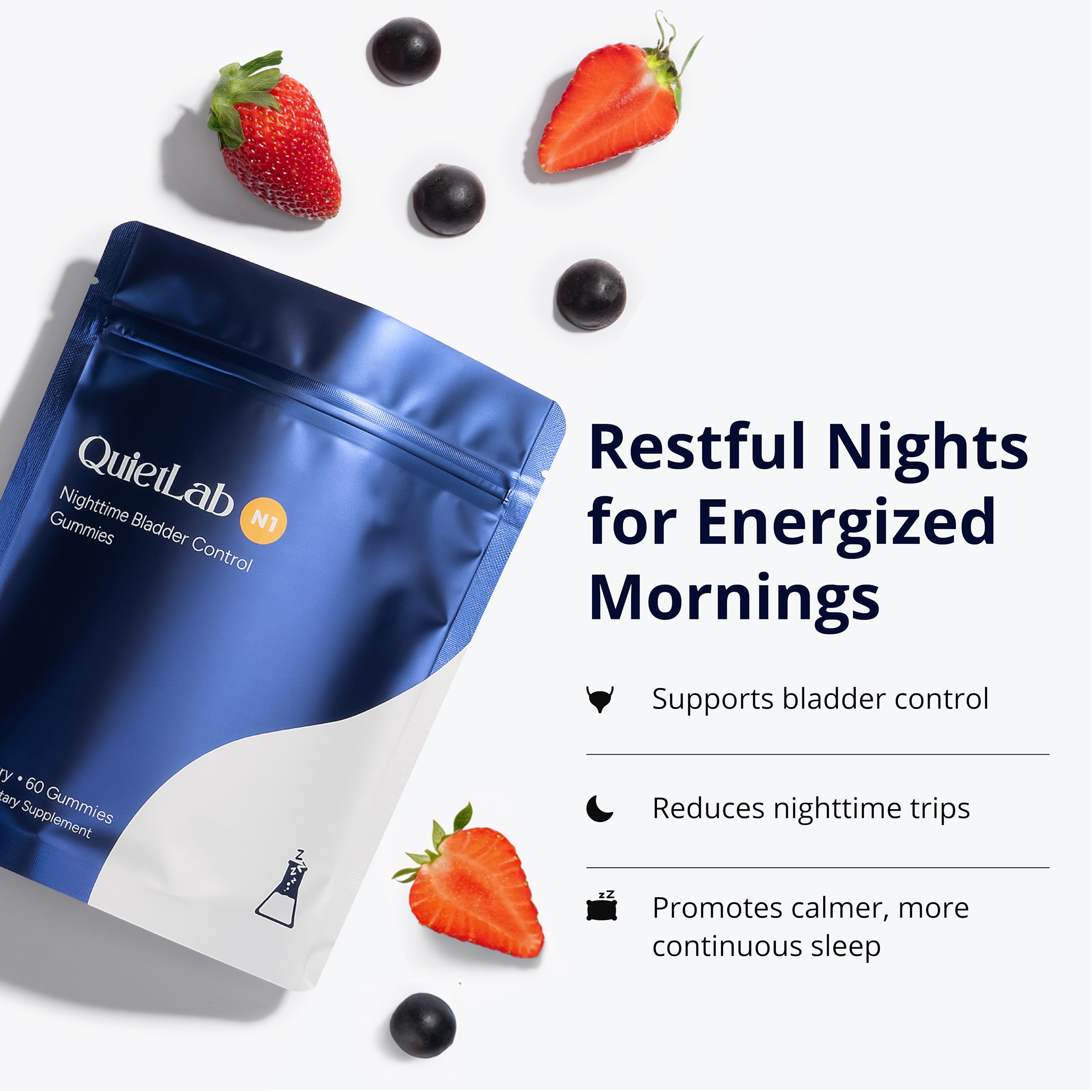 QuietLab N1 graines de courge – ingrédients naturels pour le confort nocturne.