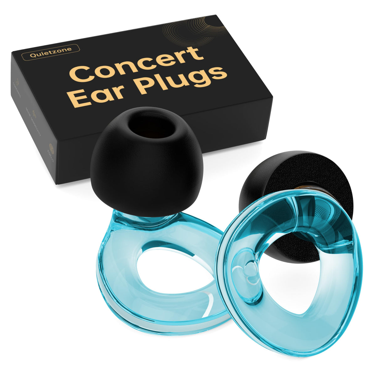 QuietZone Concert emballage pratique pour transport des bouchons d'oreilles