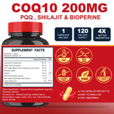 Quinovit CoQ10 avec PQQ et Shilajit, ingrédients clés pour l’énergie