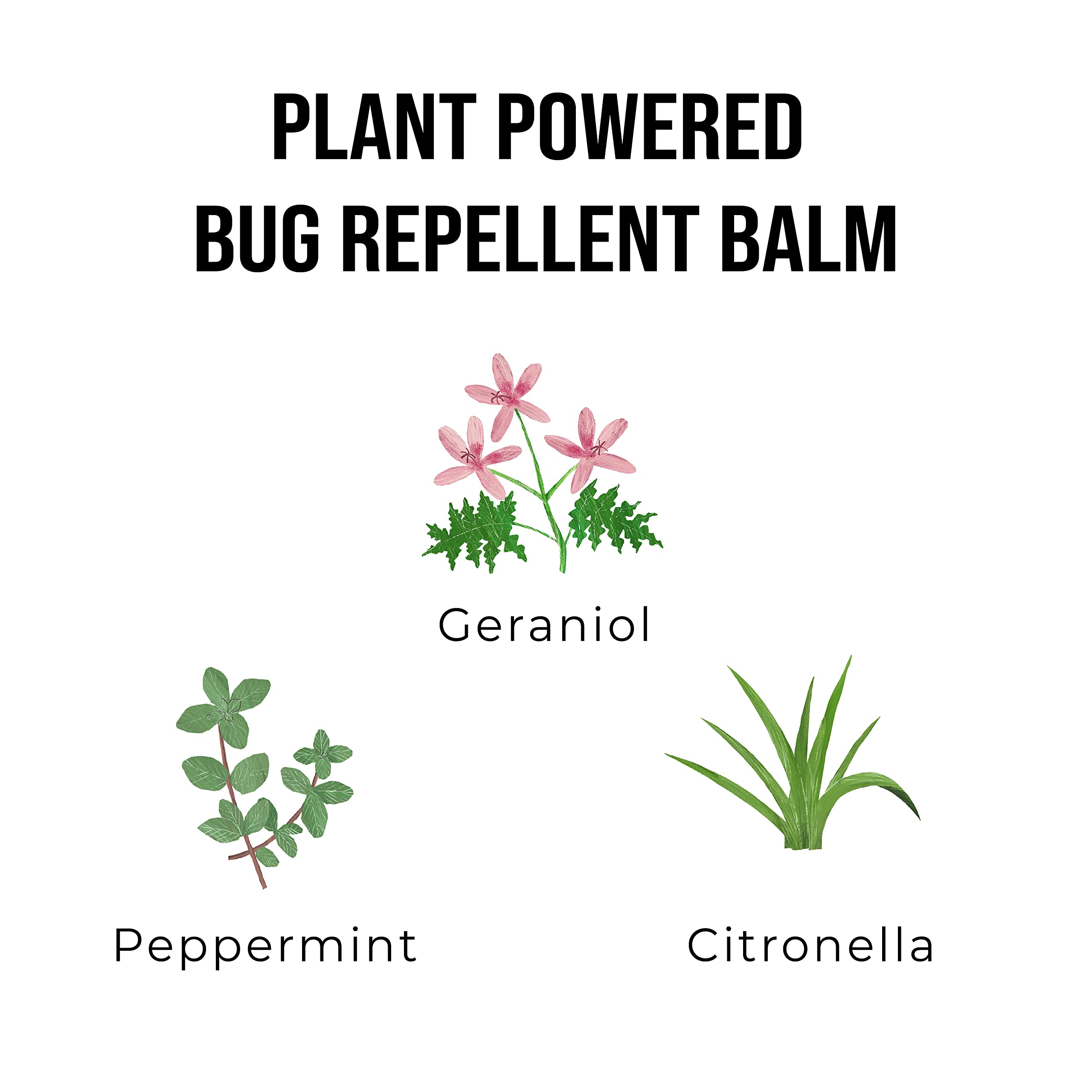 Quitch Geraniol Balm adapté bébé et enfants, application propre et douce.