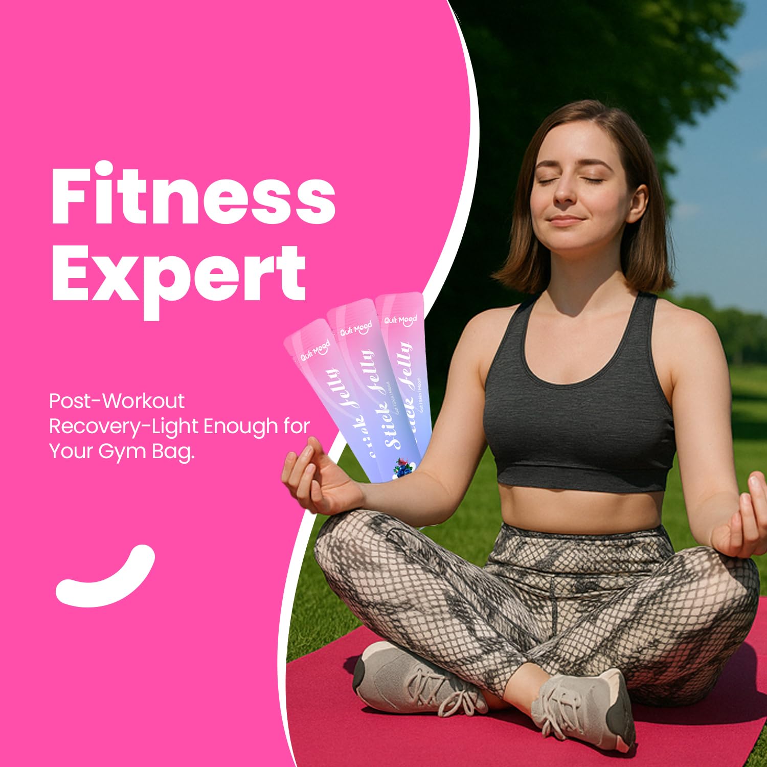 Quit mood Gelée Goût Fruité — plaisir rapide et pratique en déplacement.