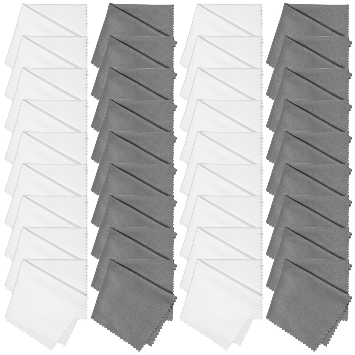 Lingettes microfibre Qulkws, emballage 100 pièces, pratique pour ranger