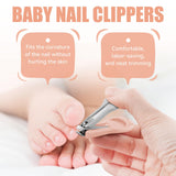 Ciseaux ongles bébé Qunlions life avec embouts arrondis, sécurité renforcée.