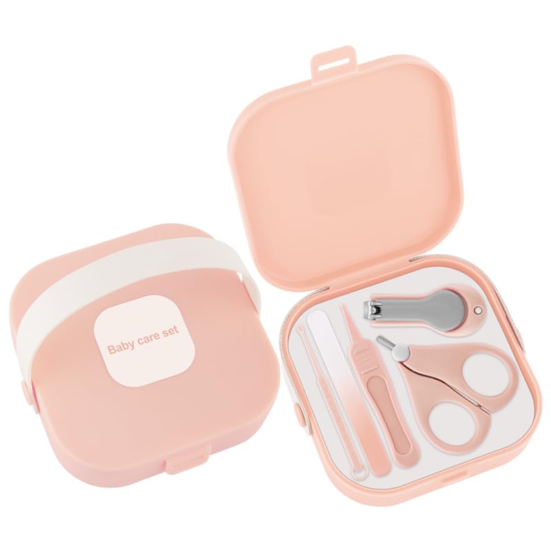 Kit soin ongles bébé Qunlions life dans sa boite compacte, rangement pratique.