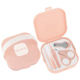 Kit soin ongles bébé Qunlions life dans sa boite compacte, rangement pratique.