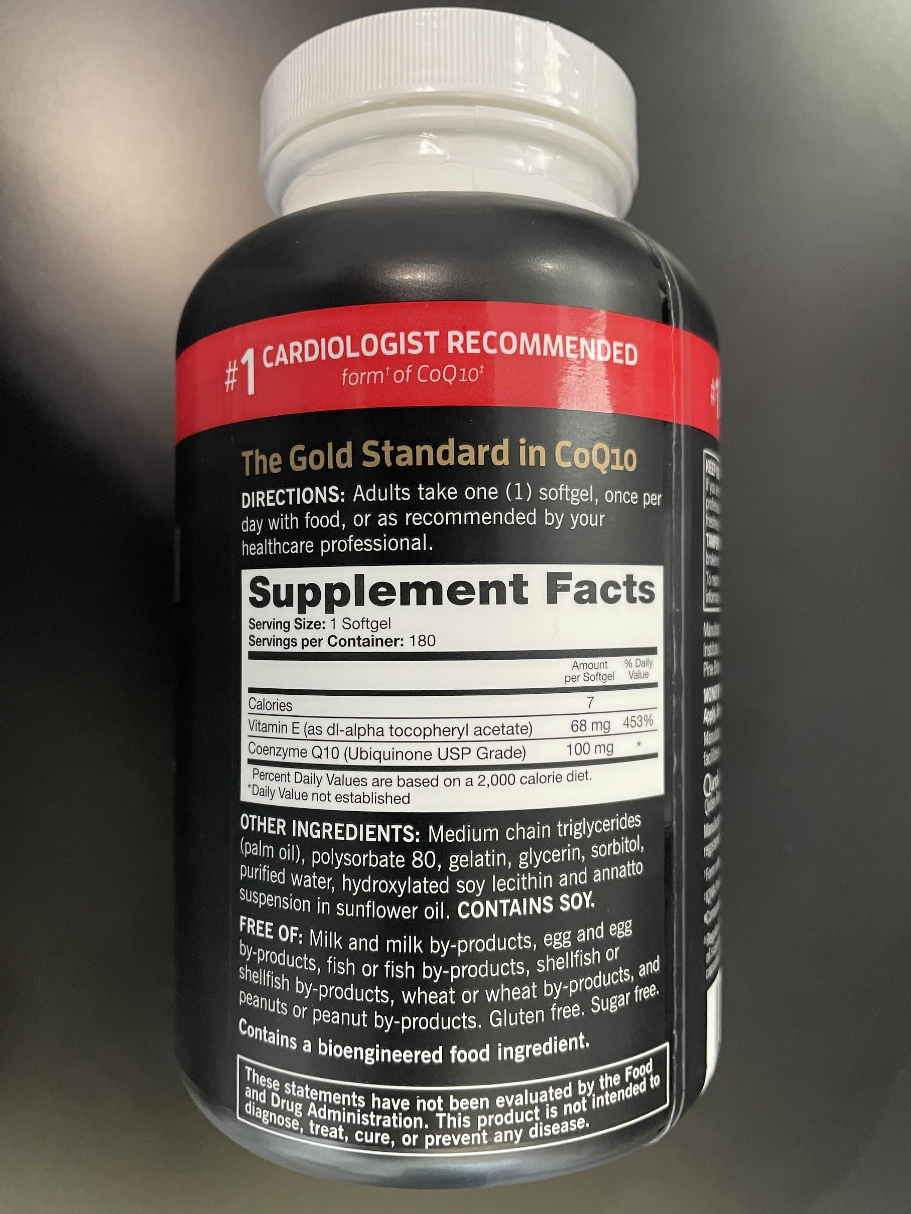 Qunol CoQ10 100 mg : soutien énergétique et production cellulaire
