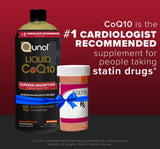 Qunol CoQ10 liquide, flacon clair pour une utilisation quotidienne efficace