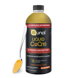 Qunol CoQ10 liquide, versement facile, énergie potentielle pour le cœur.