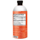 Étiquette Qunol Curcumine Liquide montrant absorption améliorée et qualité.