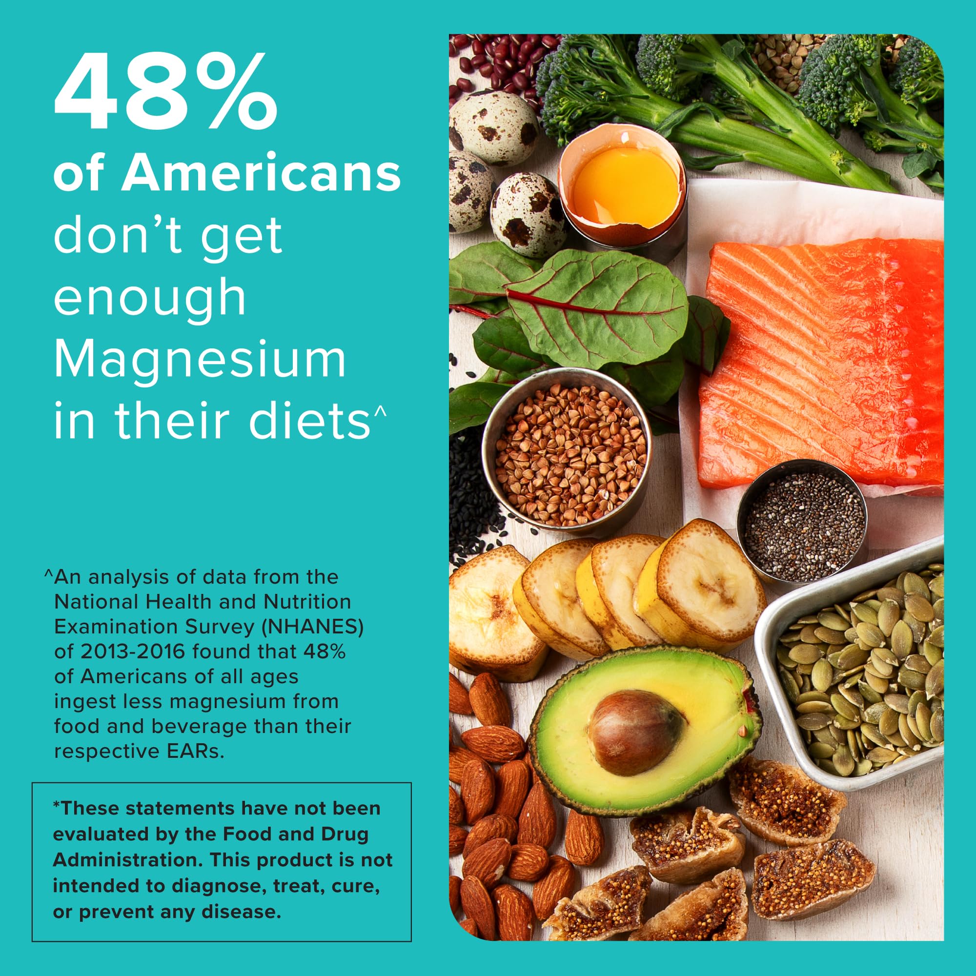 Qunol Magnésium Capsules sans édulcorants.