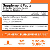 Qunol Turmeric Curcumin, emballage affichant le logo et le dosage pour 2 mois.
