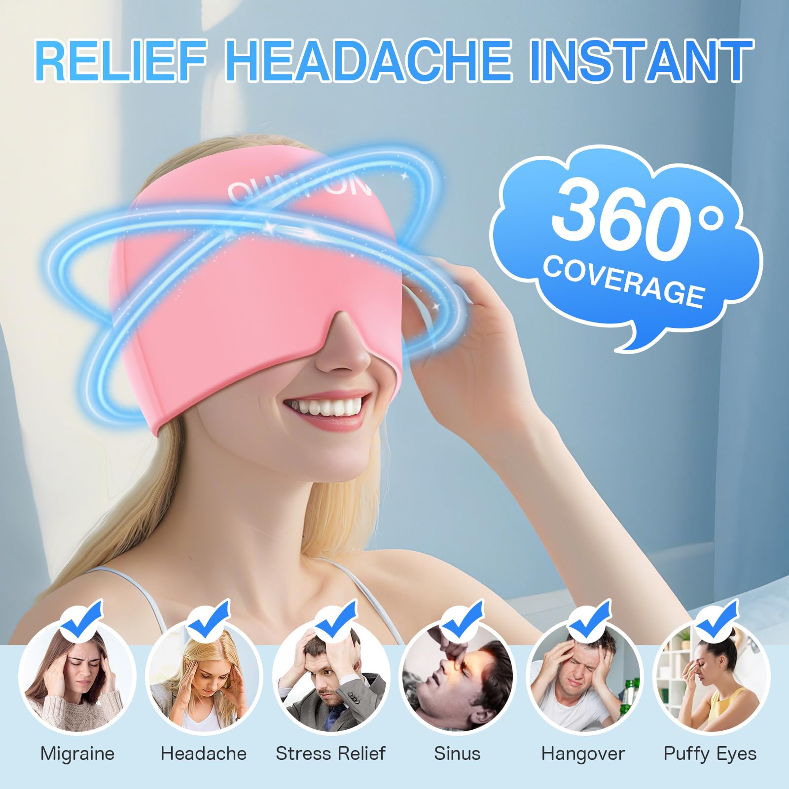 Ouverture pour les yeux sur le casque QUNPON limite la lumière