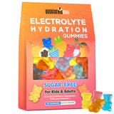 Gommes électrolytes Quorinthiumax goût framboise bleue pour récupération rapide.
