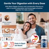 Quorinthiumax ingrédients lactobacillus DR7 – soutien digestif et meilleure assimilation des nutriments.