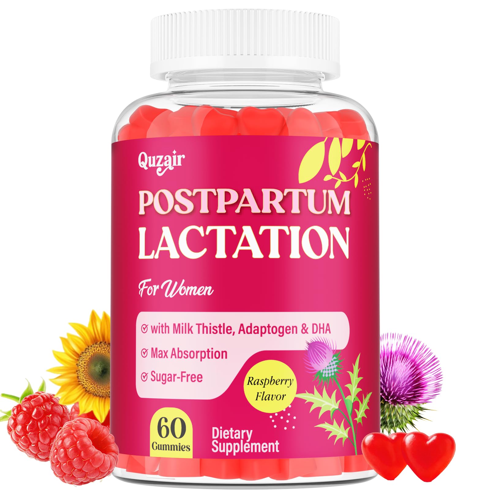 Gélifiés Quzair - bouteille pratique pour une prise facile