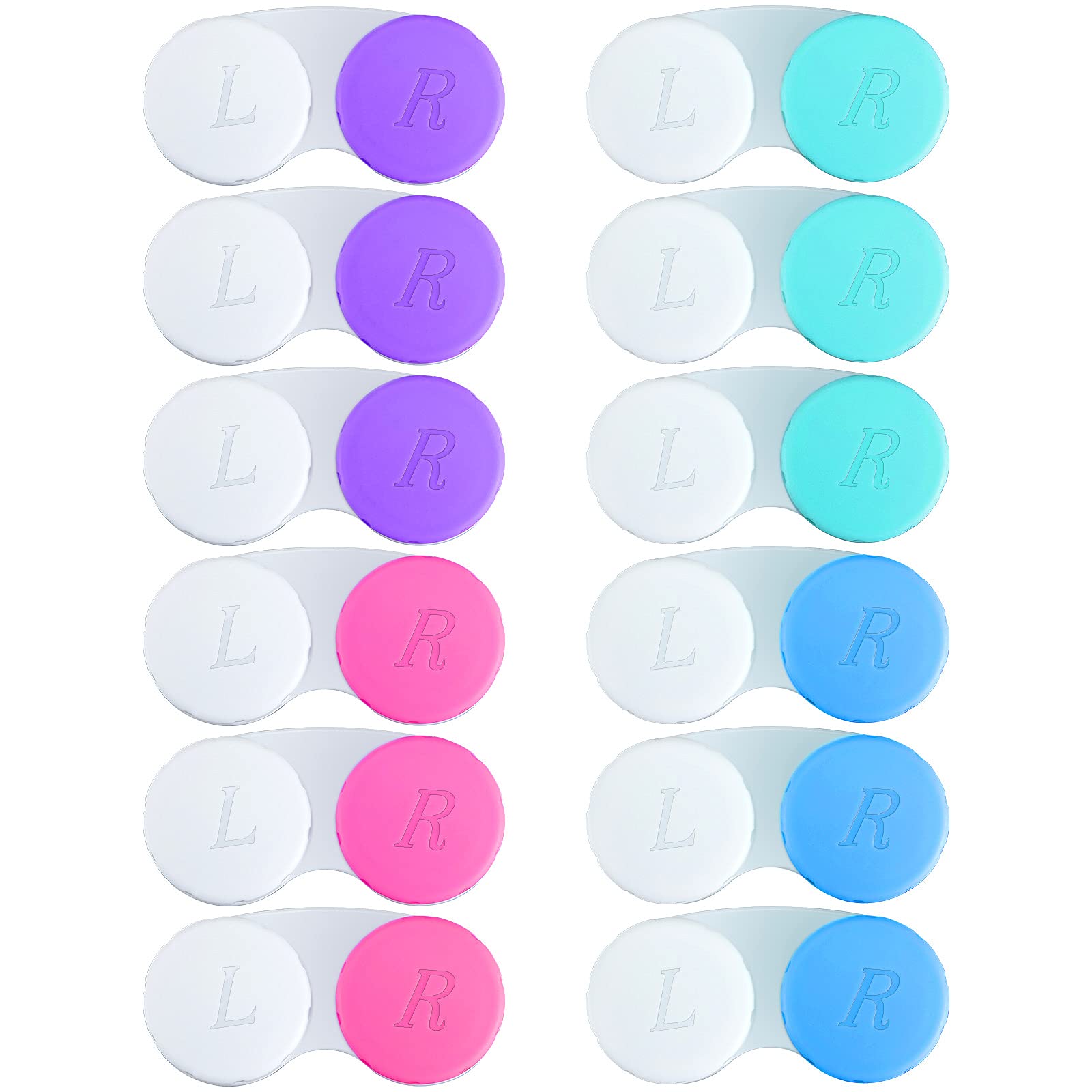 Etui QVVQ couleur violet et blanc, rangement élégant et pratique en voyage.