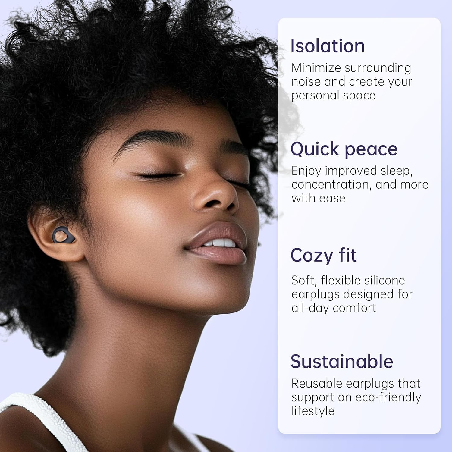 QWH: confort léger et ajustement parfait pour le sommeil et le repos.