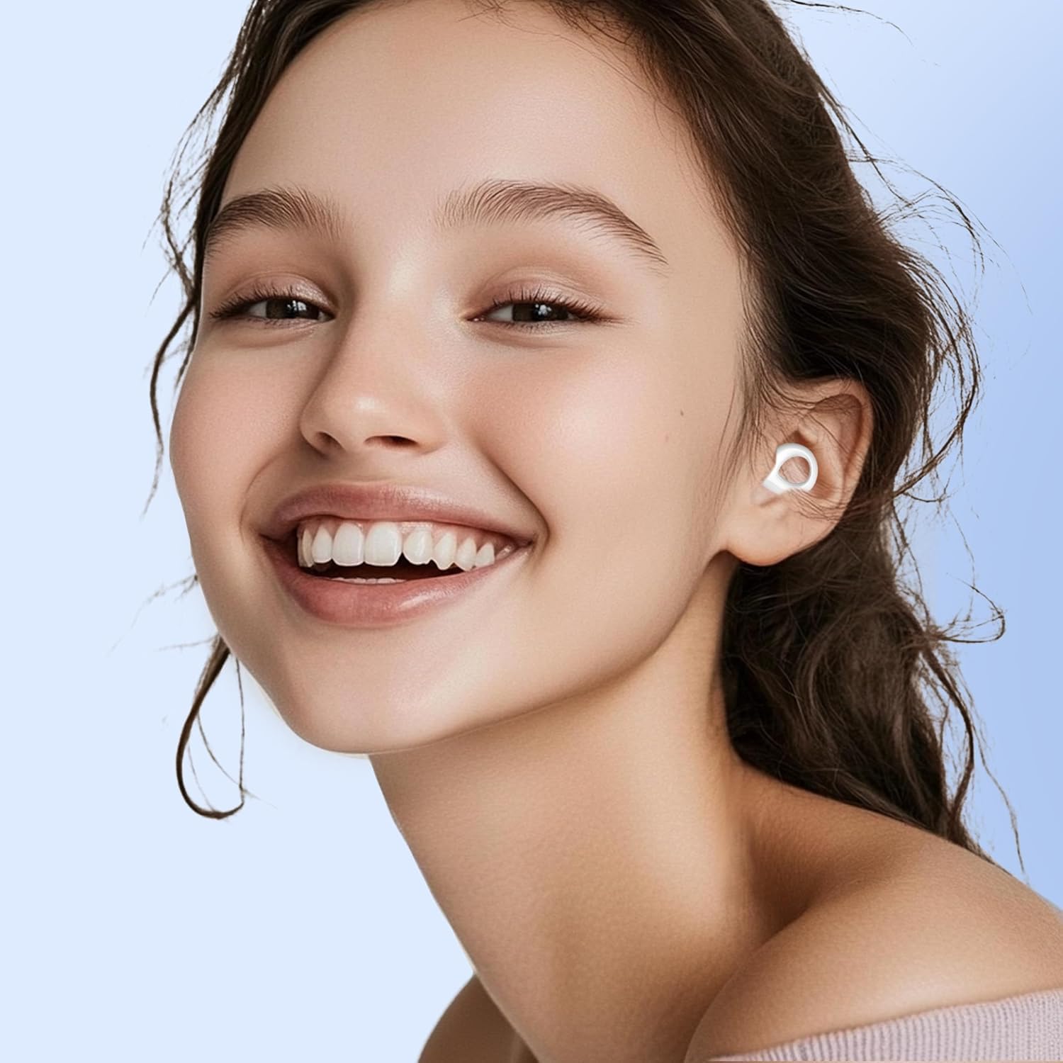 Bouchons d'oreille QWH réutilisables et faciles à nettoyer.