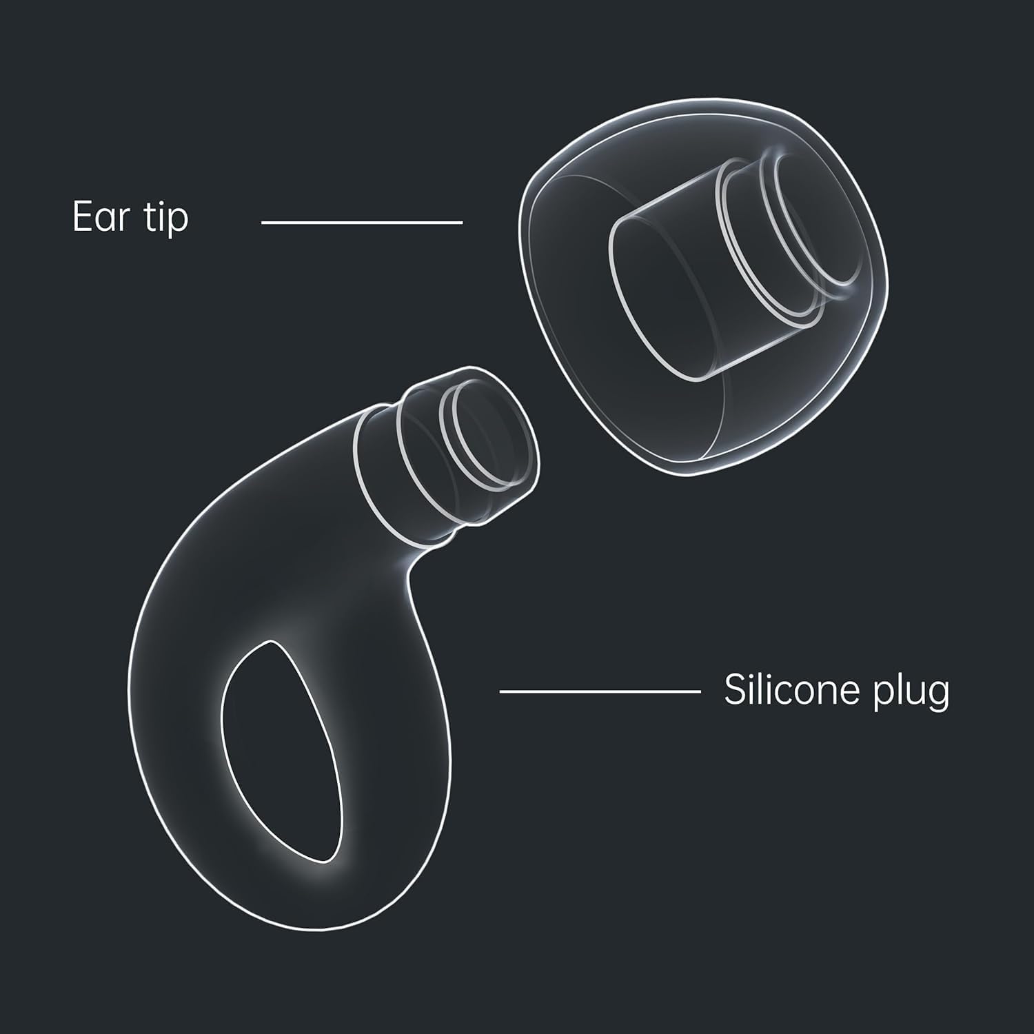 QWH bouchons d'oreilles avec étui portable : rangement pratique et hygiénique