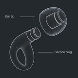 QWH bouchons d'oreilles avec étui portable : rangement pratique et hygiénique