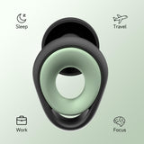 Étui portable QWH pour rangement et voyage des bouchons d’oreilles.