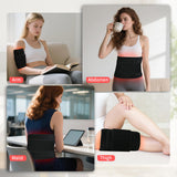 Épaules et cuisses: ceinture Qworaky pour relaxation.
