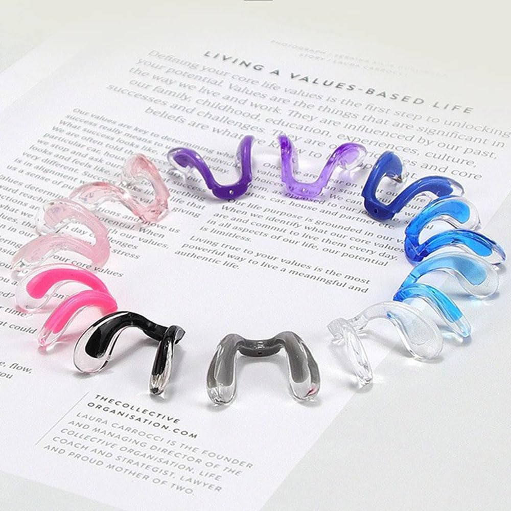QYAJS silicone nez-pont transparent pour port quotidien et hygiène
