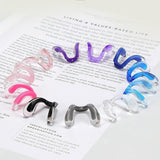 QYAJS silicone nez-pont transparent pour port quotidien et hygiène