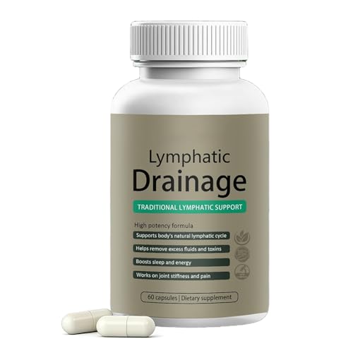 QYGCHUSIN Capsule Drainage lymphatique – Bouteille pratique pour un apport quotidien