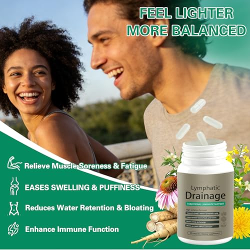 QYGCHUSIN Capsule Drainage lymphatique – Capsules faciles à prendre dans la routine