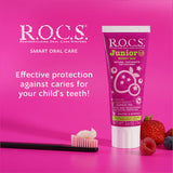R.O.C.S. Junior dentifrice rituel brossage enfants, saveur fruits rouges