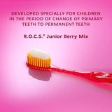 R.O.C.S. Junior dentifrice sans sulfates, tube doux pour le brossage