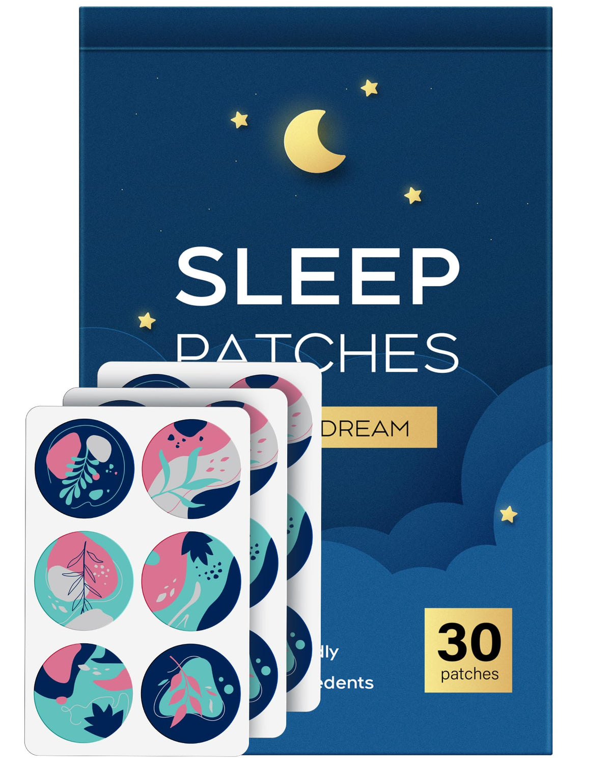 Patch Sommeil RAAYAM emballage bleu, présentation claire et pratique pour démarrer la routine nocturne.