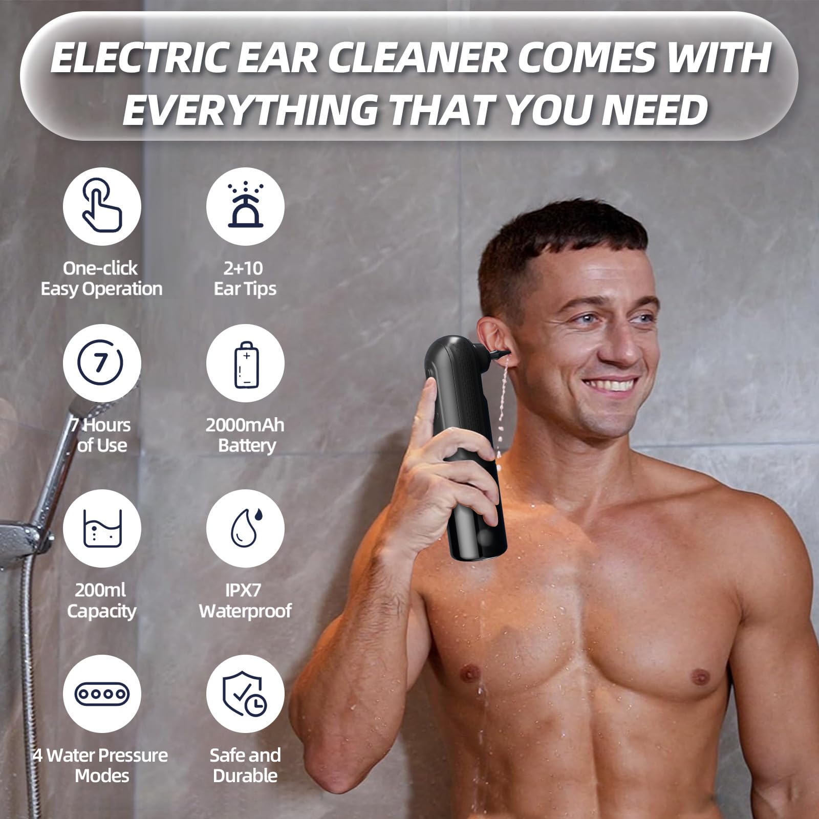Raccomb-embouts-oreille-cinq-trous : nettoyage plus doux pour l’ensemble du conduit.