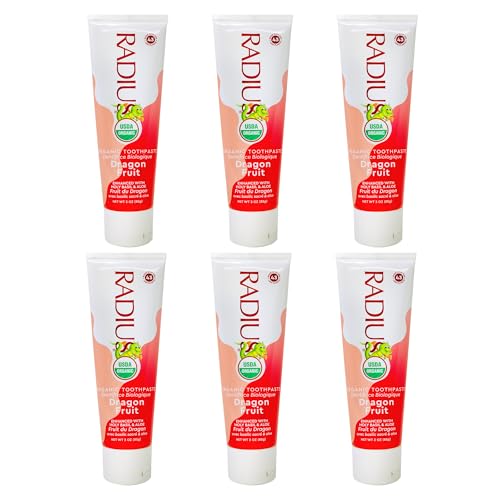 RADIUS dentifrice enfant avec label biologique USDA visible