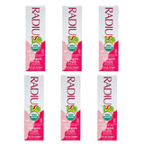 RADIUS dentifrice enfant parfum fruit du dragon, pack de 6, goût agréable