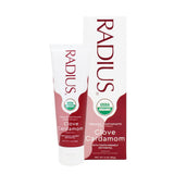 RADIUS dentifrice ingrédients naturels, gros plan sur plantes et extraits, douceur et pureté