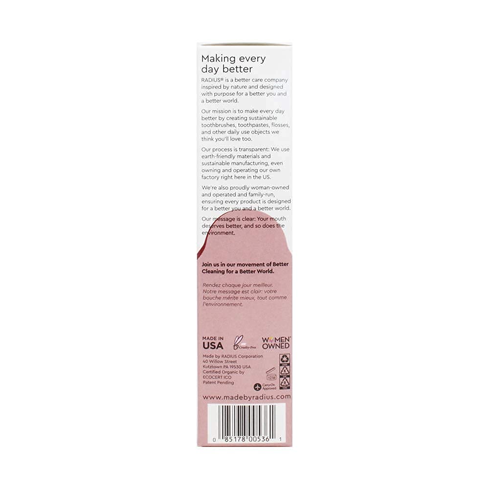 RADIUS pack3 certifie-usda-biologique, emballage élégant et recyclable