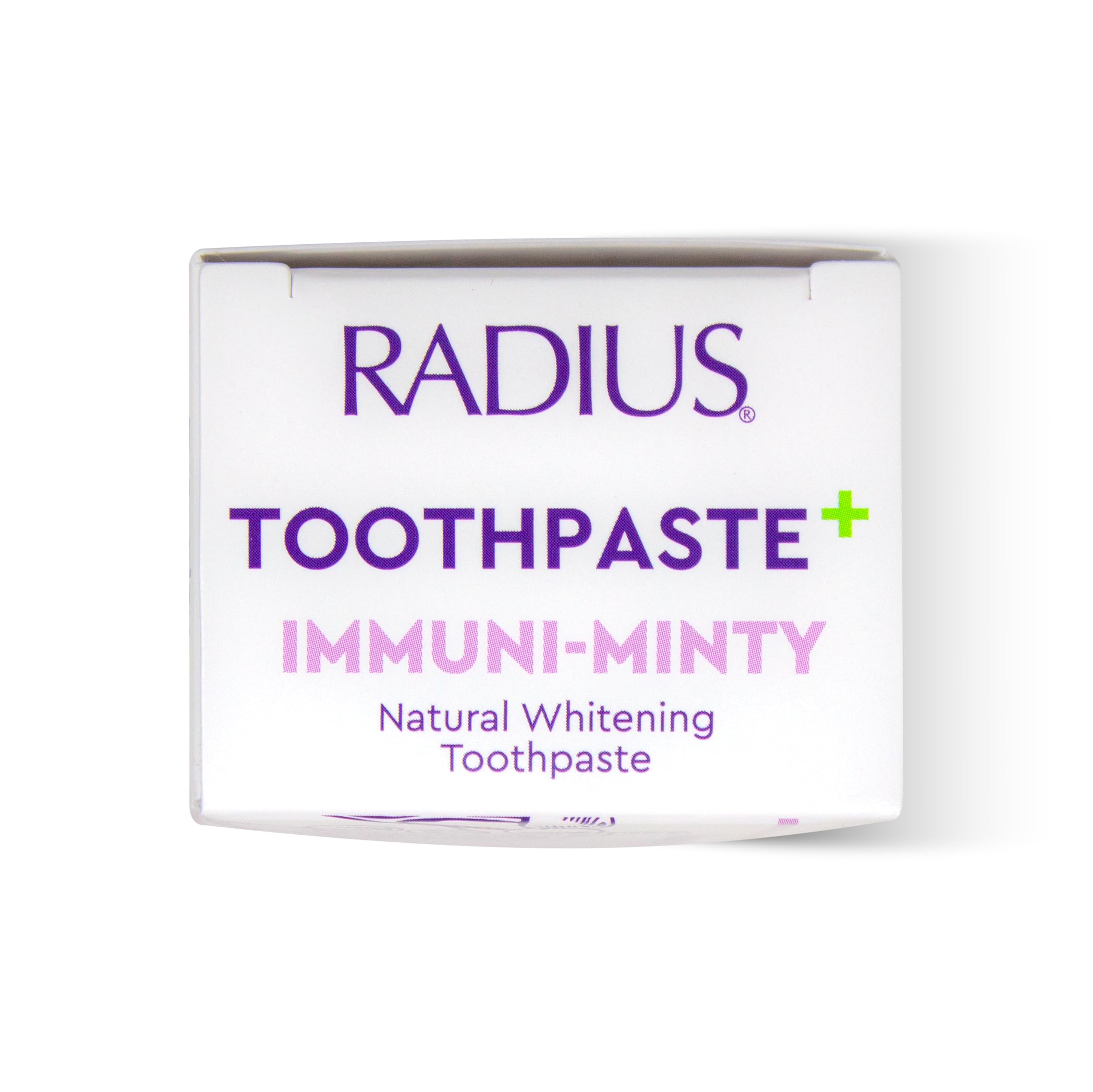 Brillance des dents après utilisation du dentifrice Radius ImmuniMinty