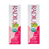 RADIUS dentifrice pour enfants, fruit du dragon, tube 3 oz prêt à l'emploi pour le brossage.