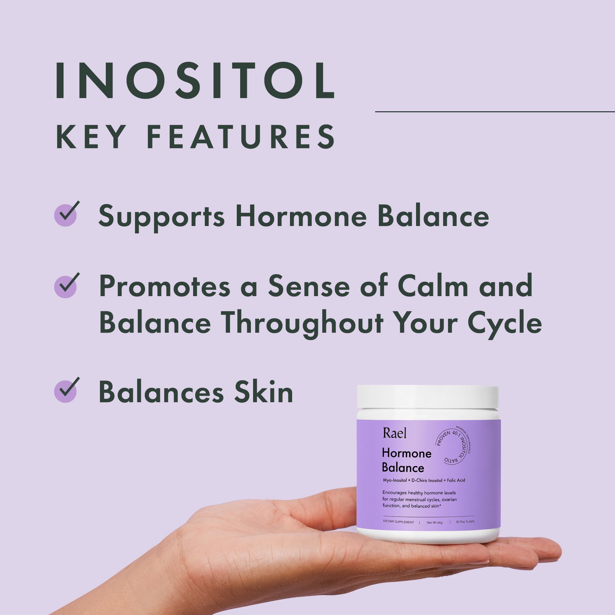 Rael Balance hormonale - doseuse précise pour mesurer la poudre