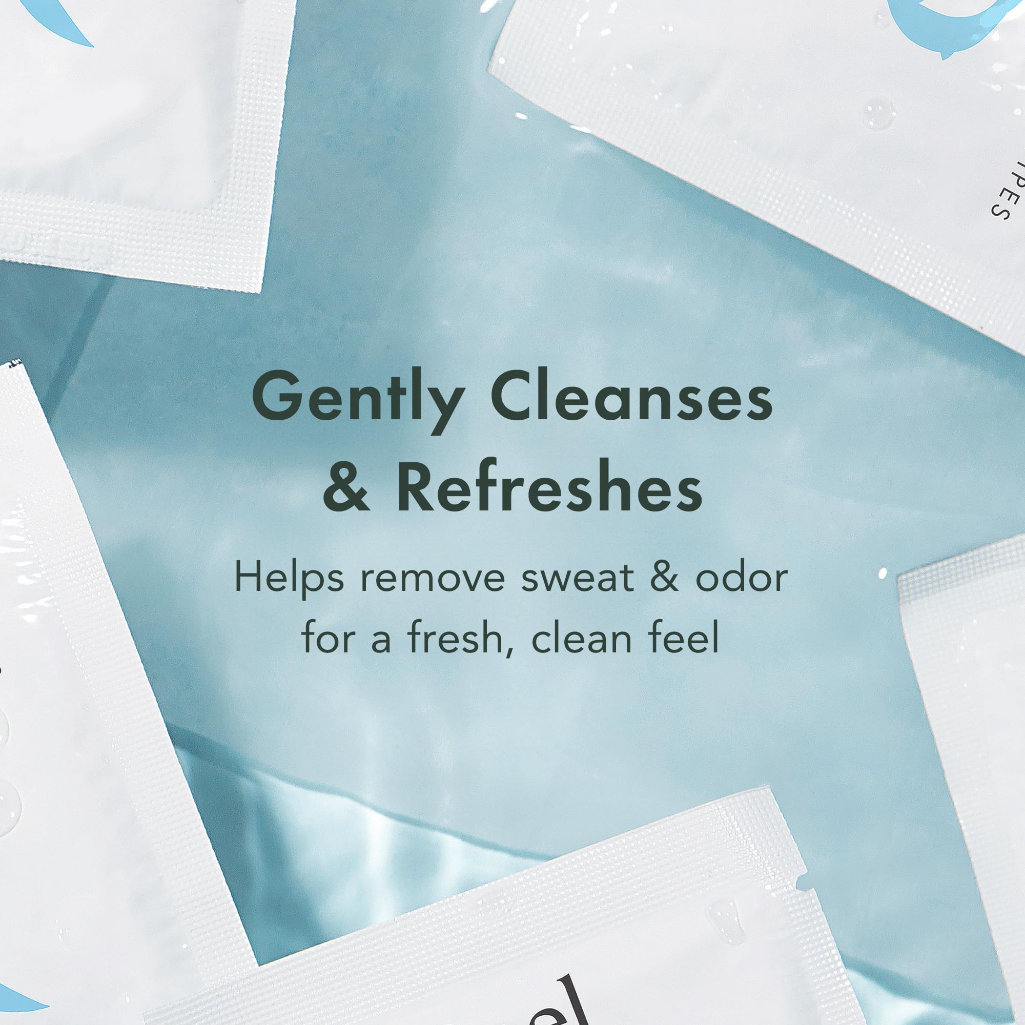 Lingettes Rael en coton biologique — texture douce adaptée à toutes les peaux.