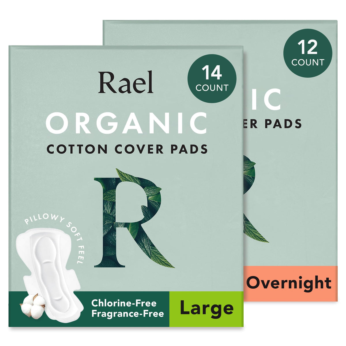 Rael protections féminines nocturnes absorbantes pour la nuit, confort discret.