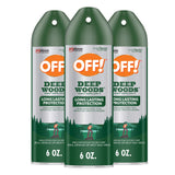 RaidOFF Deep Woods, bouteille 6oz prête à protéger contre les moustiques.
